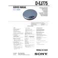 SONY DEJ775 Service Manual