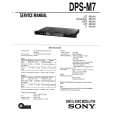 SONY DPS-M7 Service Manual