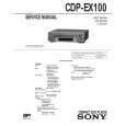 SONY CDPEX100 Service Manual