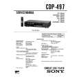 SONY CDP497 Service Manual