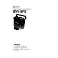 SONY BVV5PS Owner's Manual