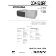 SONY CDX-525RF Owner's Manual