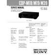 SONY CDPM39 Service Manual