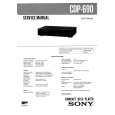 SONY CDP690 Service Manual