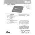 SONY BM88 Service Manual