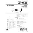 SONY CDPXA7ES Service Manual