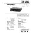 SONY CDPC515 Service Manual