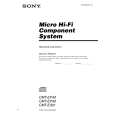 SONY CMT-E301 Owner's Manual