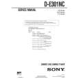 SONY DE301NC Service Manual