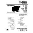 SONY CCDTR805E Service Manual