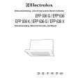 ELECTROLUX EFP636X Owner's Manual