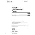 SONY CDXF5500 Service Manual