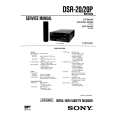 SONY DSR-20 Service Manual