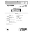 SONY DASR1 Service Manual