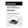 DENON DP-61F