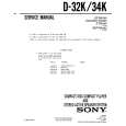 SONY D-34K Service Manual