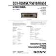 SONY CDXR5515X Service Manual