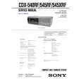 SONY CDX540RF Service Manual