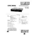 SONY CDP103 Service Manual