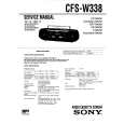 SONY CFSW338 Service Manual