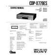 SONY CDPX779ES Service Manual