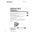 SONY DSCF505 Owner's Manual