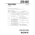 SONY CFD922