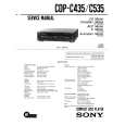 SONY CDPC435 Service Manual