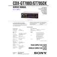 SONY CDXGT700D Service Manual