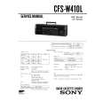 SONY CFS410L Service Manual