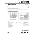 SONY D-C20 Service Manual