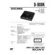 SONY D808K Service Manual