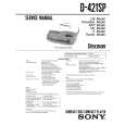 SONY D-421SP Service Manual