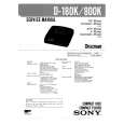 SONY D180 Service Manual