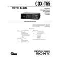 SONY CDXT65 Service Manual