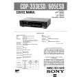 SONY CDP333ESD Service Manual