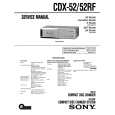 SONY CDX52 Service Manual