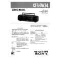 SONY CFSDW34