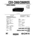 SONY CDXC860 Service Manual