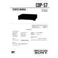 SONY CDPS7 Service Manual