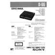 SONY D66 Service Manual