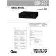 SONY CDPS39 Service Manual