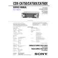 SONY CDXCA750 Service Manual