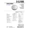 SONY DEJ1000 Service Manual