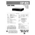 SONY CDPM20 Service Manual