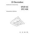 ELECTROLUX EFCR143X Owner's Manual