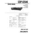 SONY CDPCE545 Service Manual