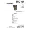 SONY BM-21 Service Manual