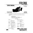 SONY CCDF385E Service Manual