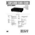 SONY CDPC500 Service Manual